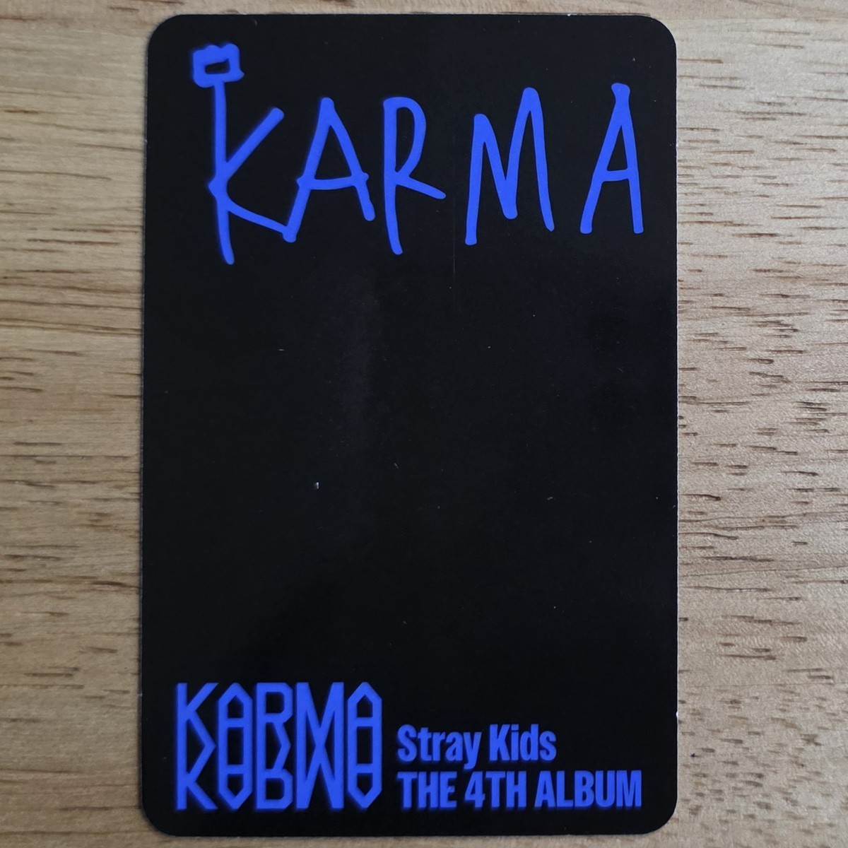 Changbin Official Photocard Stray Kids Karma Karma Version