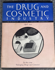 The Drug And Cosmetic Industry Magazine April 1933 Packaging Drugs Cosmetic Ads