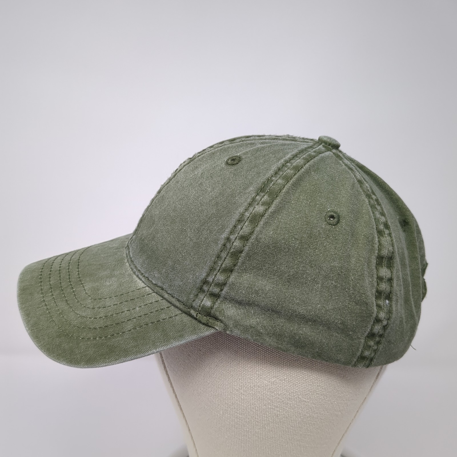 Unbranded Slideback Hat Green Solid One Size Adju… - image 3