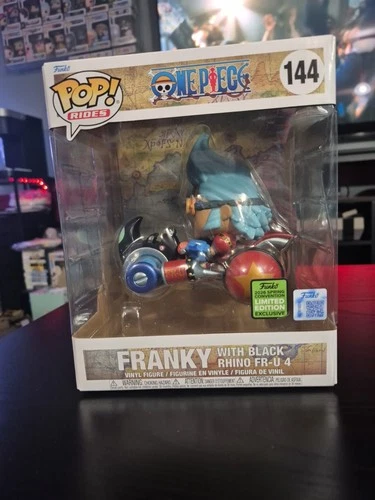 Funko Pop! Rides One Piece Franky with Black Rhino FR-U 4 #144 Spring Convention