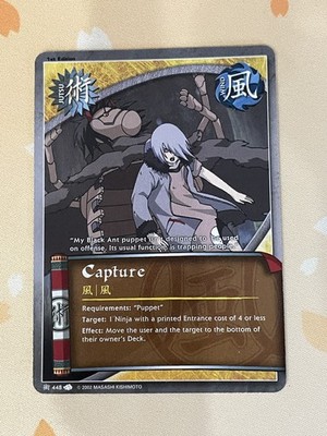 Naruto CCG, Capture, 448, 1st Edition, LP