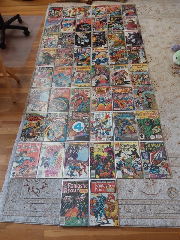 FANTASTIC FOUR MEGA-LOT OF 50 HIGH-GRADE SUPERHERO COMICS DEALER LOT CHEAP!
