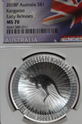 2018P NGC MS70 AUSTRALIA KANGAROO EARLY RELEASES #B52503 — photo 1