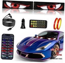 2-Pack Devil Eyes Light for Cars - 15''x3.94'' Dual LED Eyes for Car 15x4"