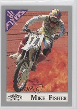 1991 Champs Hi Flyers AMA Motocross Mike Fisher #61 y0i