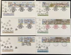 Australia 1987 The First Fleet FDC x 6