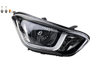 Scheinwerfer Passend FüR Hyundai I20 05/12- Rechts Beifahrerseite + Leuchtmittel
