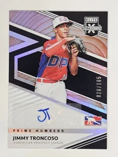 Jimmy Troncoso 2020 Elite Extra Edition DPL Prime Numbers #/165 Card #177 AUTO 
