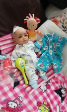  Platinum Silicone reborn Boy Biracial 15 Inches baby doll