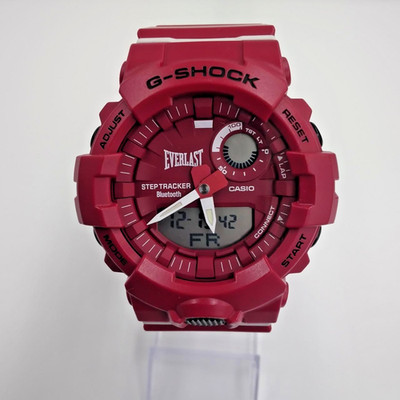 CASIO GBA-800 G-SHOCK EVERLAST Collab Watch red