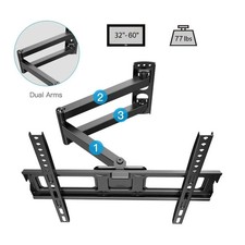 Extended Full Motion TV Wall Mount Wall-mounted To Stretch Rotating Fits 26-55in