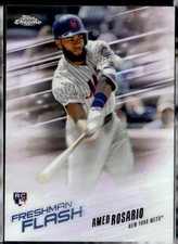2018 Topps Chrome Freshman Flash #FF-9 Amed Rosario RC (A)  New York Mets