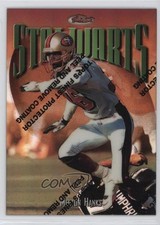 1997 Topps Finest Refractor Merton Hanks #203 1gt6