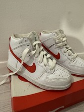 White Nike Infant Dunks Size 10 Great Condition