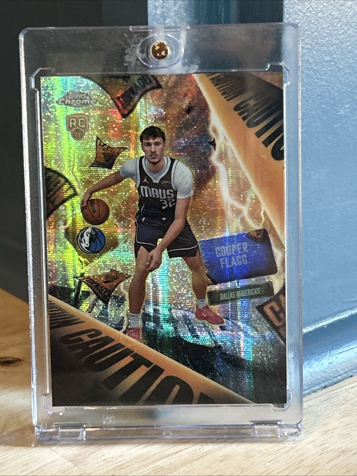 2025-26 Topps Chrome Cooper Flagg RC Advisory CASE HIT SSP Rookie Mavericks