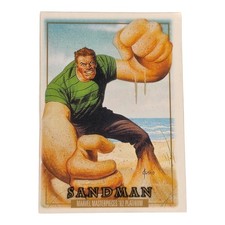 SANDMAN 2024 SkyBox Marvel Masterpieces 92 Platinum #77 CLEAR CUT Acetate