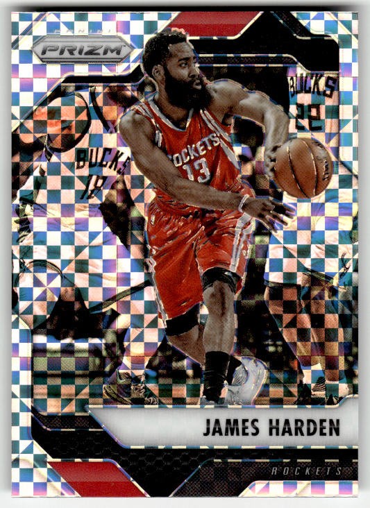 2016-17 Panini Prizm Starburst Prizms James Harden #221 Houston Rockets