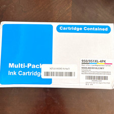 950/951XL Compatible Ink Cartridges 4-Pack BK/C/M/Y for HP OfficeJet Pro w/ Chip