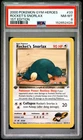 2000 POKEMON GYM HEROES 1ST EDITION #33 ROCKET'S SNORLAX PSA 8