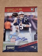 2018 DANNY ETLING PANINI PLAYOFF AUTOGRAPHED AUTO ROOKIE CARD RC PATRIOTS #280