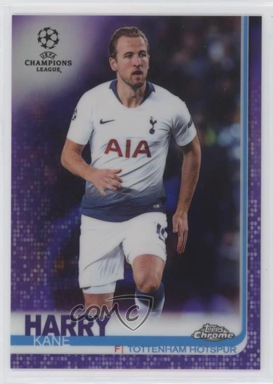 2018-19 Topps Chrome UCL Purple Refractor 105/250 Harry Kane #48 01eh