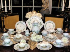 edles Kaffeeservice Hutschenreuther Dresden Pergola 12 Personen neuwertig top