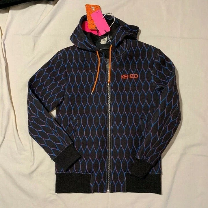 NUOVA con etichette KENZO X H&M giacca con cappuccio uomo taglia XS rara