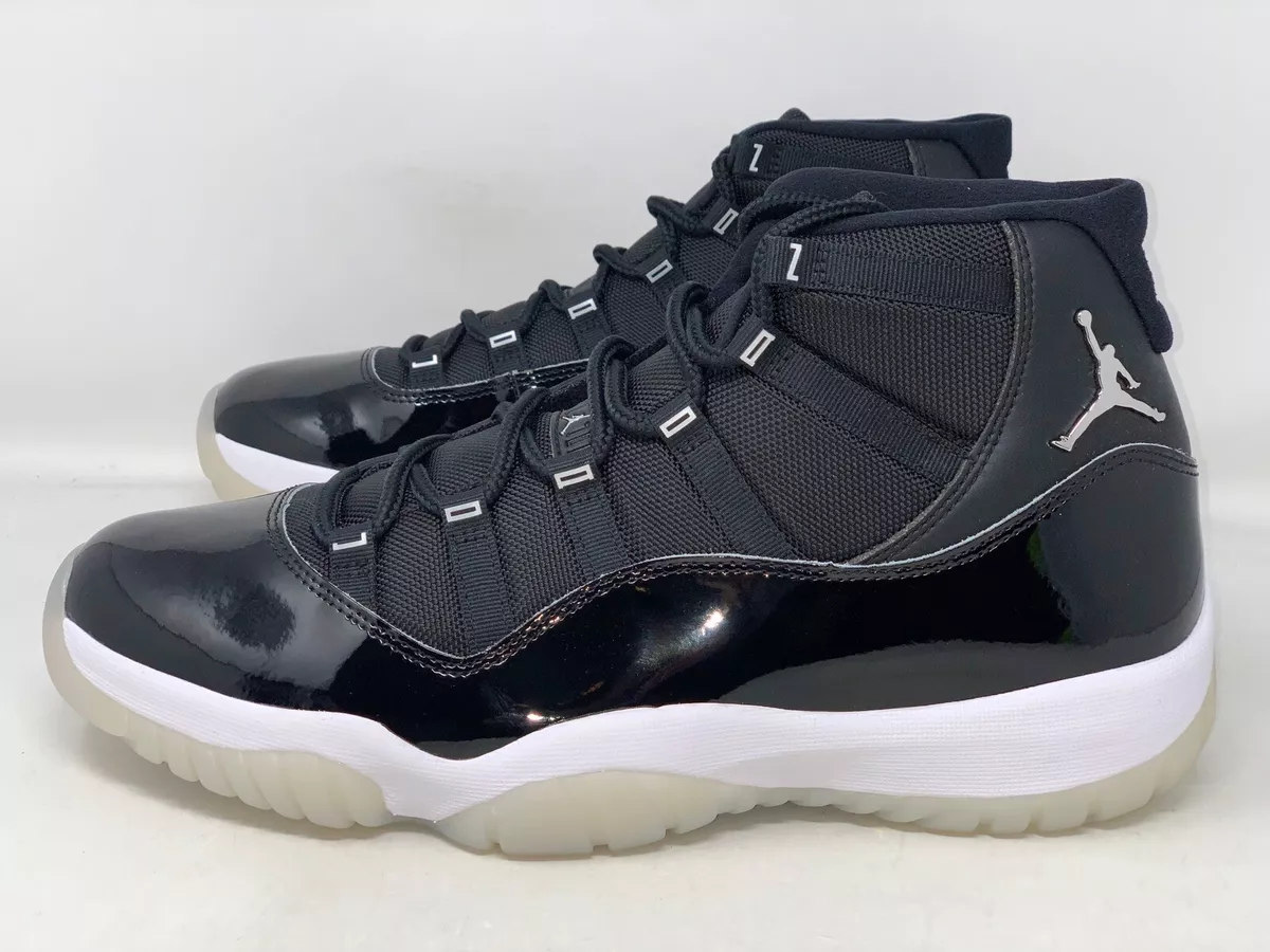 Black and grey jordan deals 11