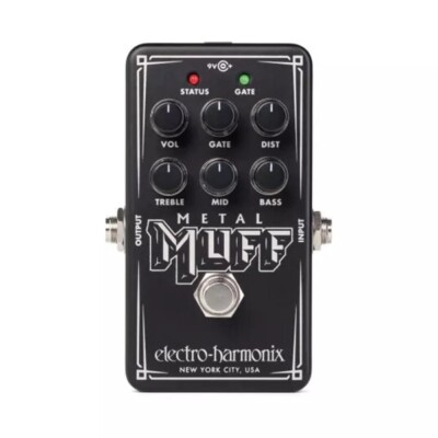 EHX Electro Harmonix Nano Metal Muff Distortion Pedal with Noise Gate