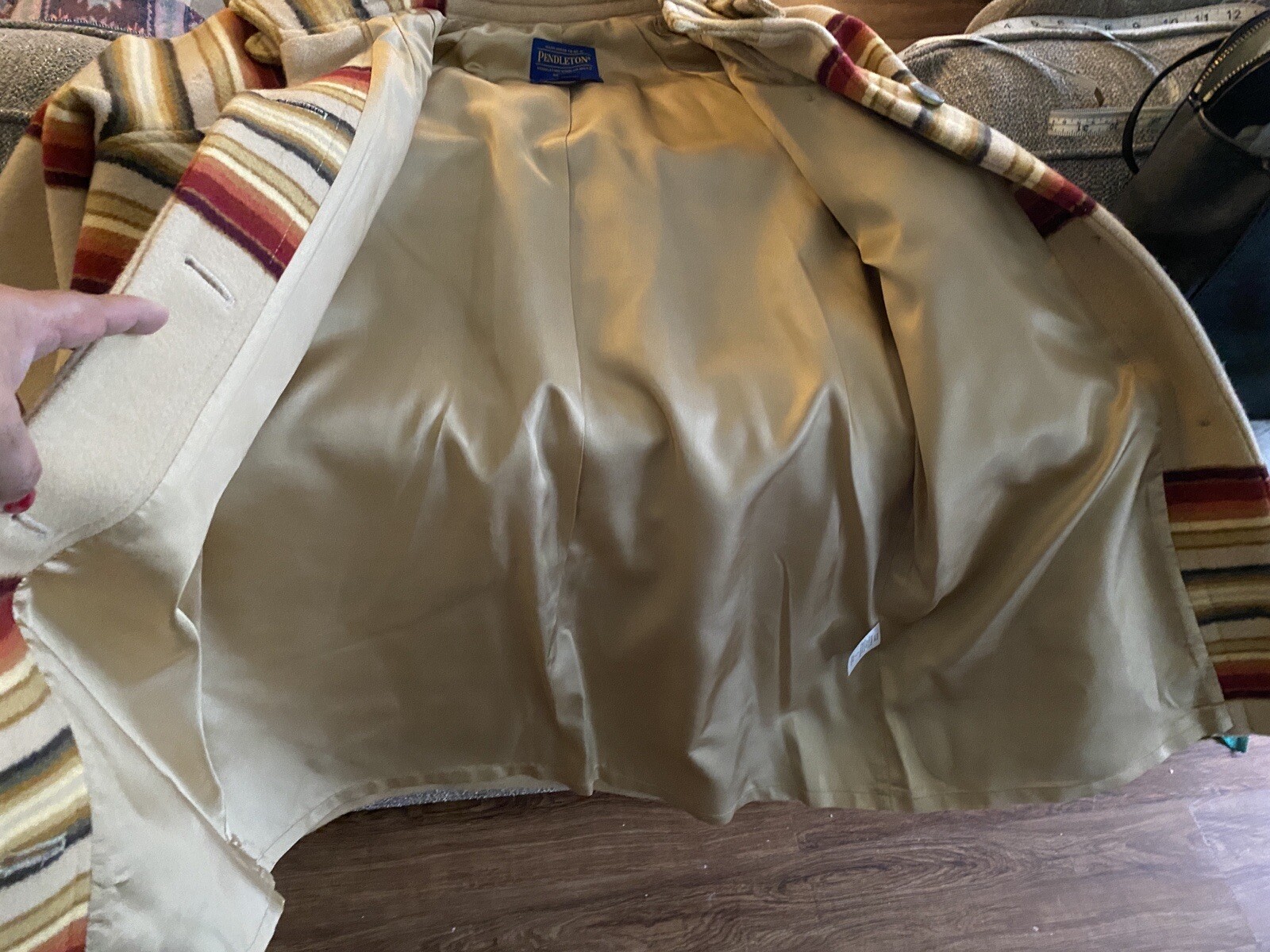 PENDLETON WOOL Tobaggan Southwestern Blanket  Jac… - image 5