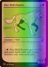 MTG Dire Wolf Prowler (325/518) Adventures in the Forgotten Realms LP FOIL