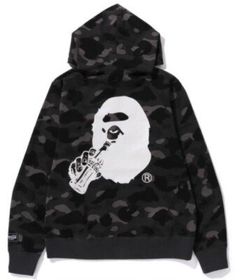 A Bathing Ape Men's BAPE x COCA-COLA Head Pullover Parka Official 2023 size L