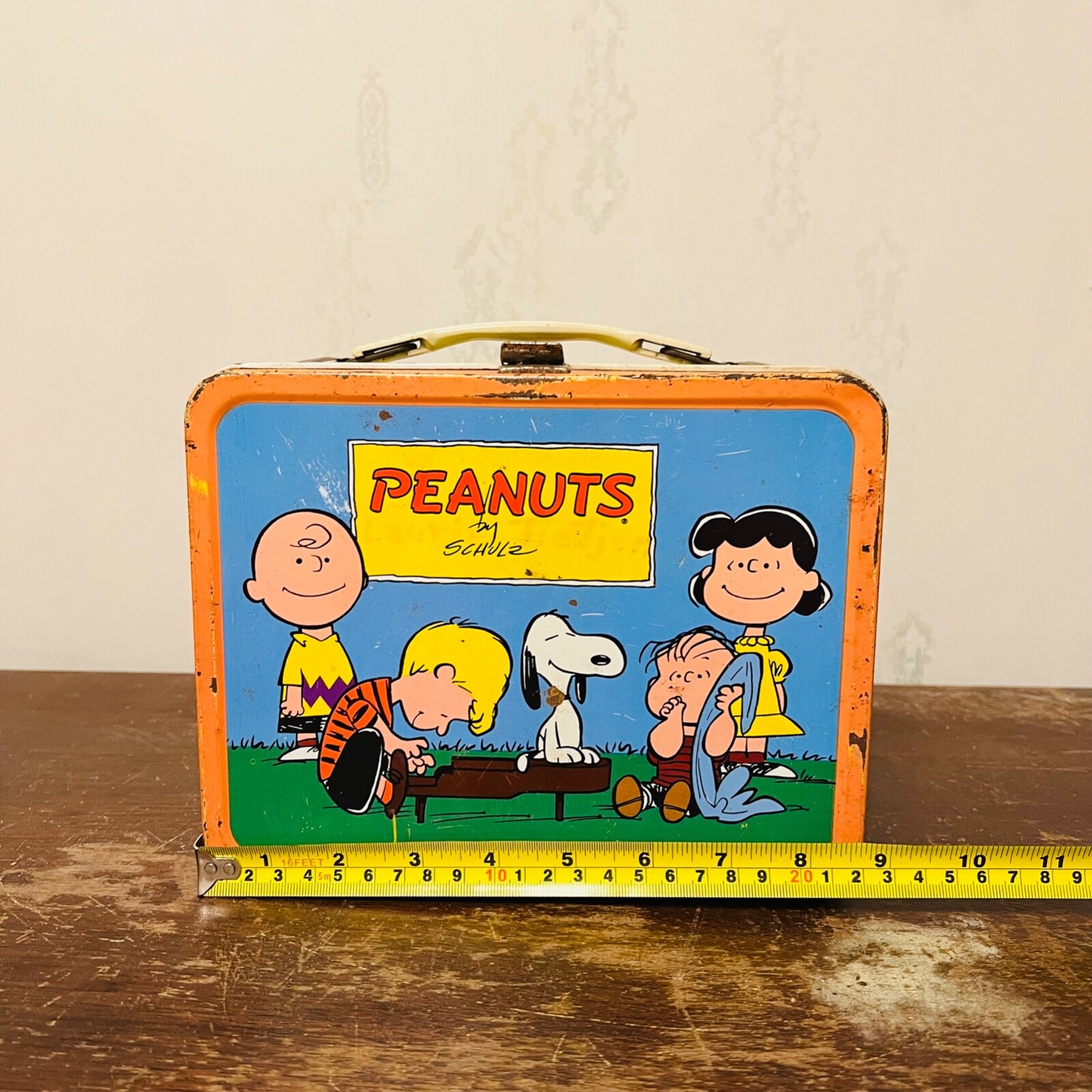 1959 Peanuts Charlie Brown Snoopy Metal Lunch Box No Thermos Vintage eBay
