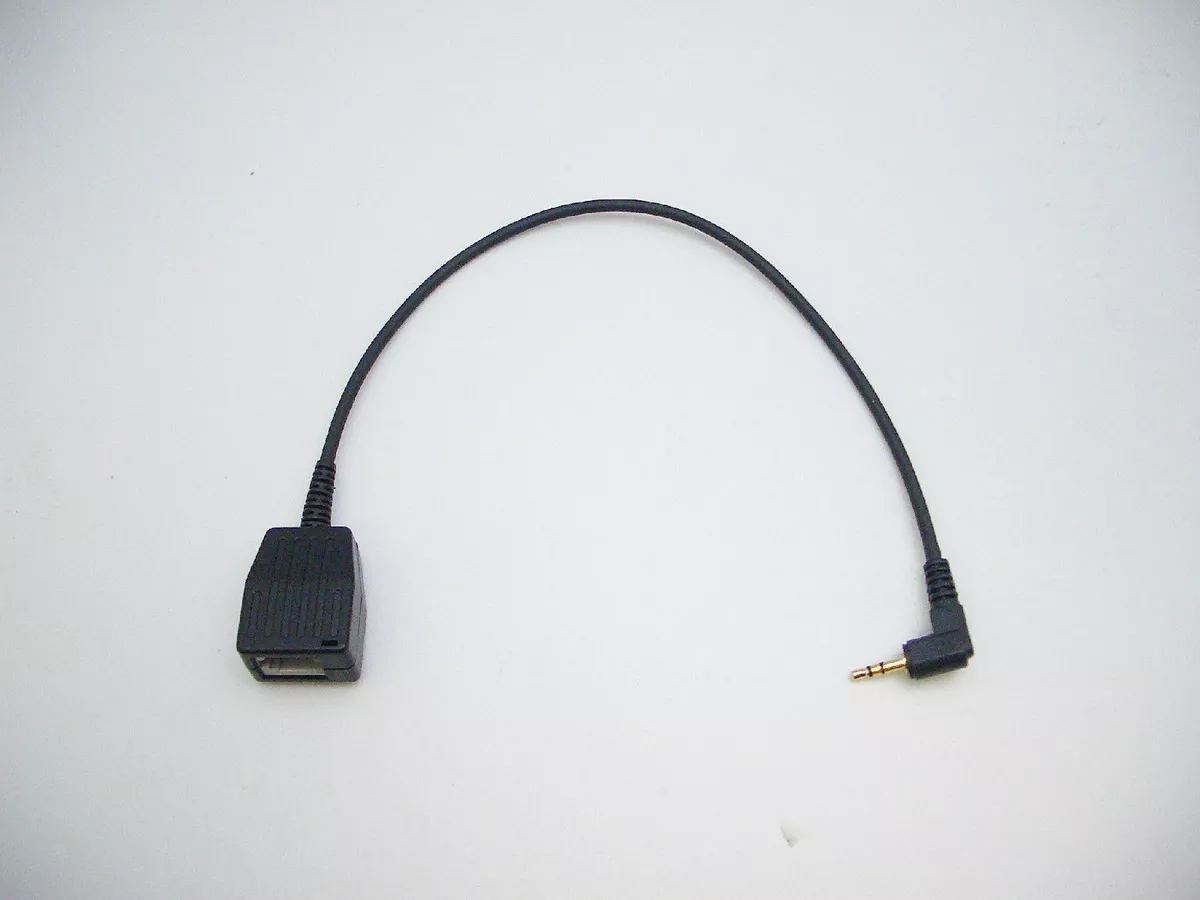 4 Pin RJ9 female jack to 2.5mm male plug adapter for Plantronics Headset Phone