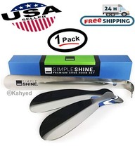 Metal Shoe Horn Professional Heavy Duty Stainless Two 7"Short One 12"Long -New