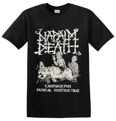 邦楽 NAPALM CONFUSE GISM NAPALM DEATH - 'Campaign For Musical Destruction' T-Shirt | eBay