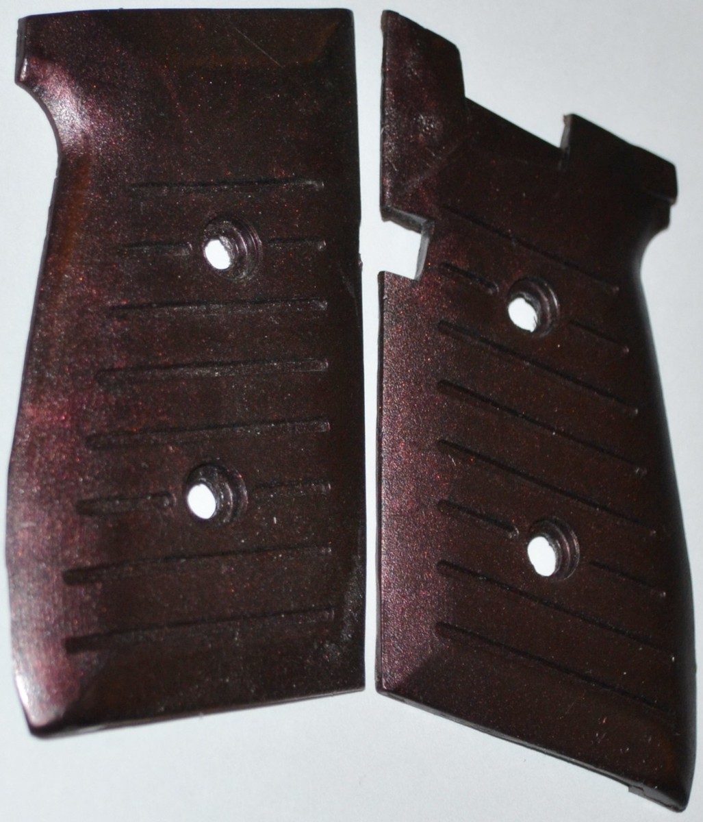 Jimenez JA 9, Jennings, Bryco 9mm pistol grips striped black