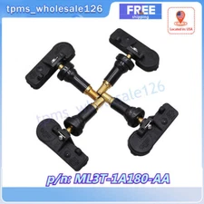For Ford F-150 ML3T-1A180-AA Set 4 Tire Pressure Monitoring System TPMS Sensor