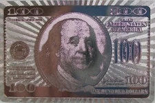 100 Dollar Bill Souvenir Playing Cards 