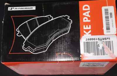 A-Premium Front and Rear Ceramic Disc Brake Pads Set Compatible with Select Jeep