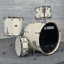 Yamaha Stage Custom Birch 4pc Drum Set 24/14/16/14 Classic White