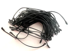 50 DCP 1/64 SCALE  BLACK ELASTIC TARP STRAPS