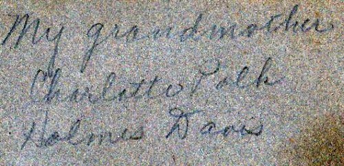 Charlotte Polk Holmes Davis Cabinet Photo - Burlington, Vermont - Picture 2 of 2