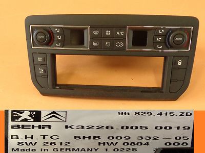 Klimabedienteil Citroen C5 III 3 Klimaanlage Behr 96829415ZD Heizung Klima KFZ