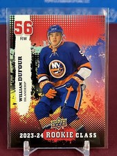 2023-24 Upper Deck Hockey Series 2 William Dufour Rookie Class Red Parallel