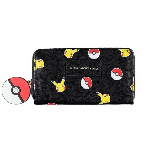 PokéMon GeldböRse Pikachu PokéBalls Kunstleder Geldbeutel Portemonnaie-image