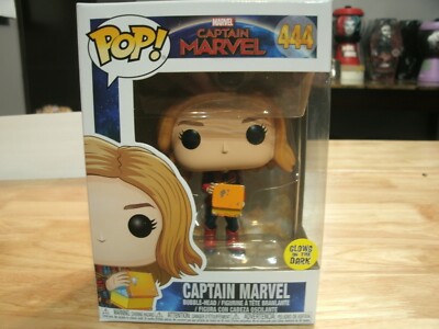 Funko POP GITD Captain Marvel w/ Tesseract Lunch Box #444