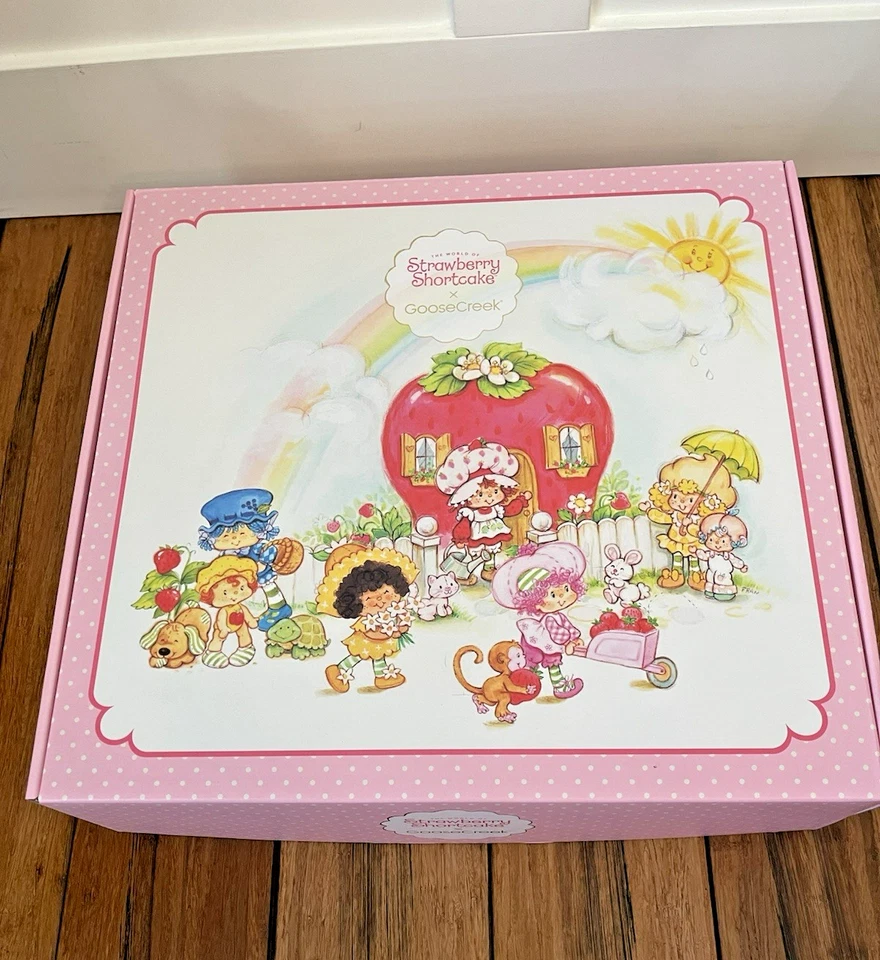 全新 草莓蛋糕 鹅溪 蜡烛 9 件套 收藏家版 盒子套装 — 第 2/4 张图片