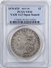 1878 8TF Open Nostril $1 Morgan Silver Dollar VF30 PCGS 22110920 VAM-14.5 HOT 50