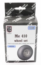 Messerschmitt Me 410 Halberd Models wheels set 1/48 kit
